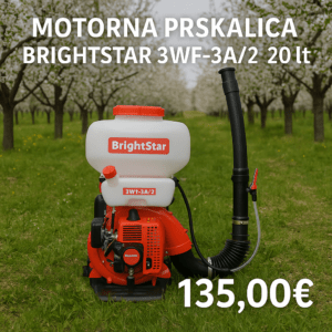 MOTORNA PRSKALICA BRIGHTSTAR 3WF-3A/2/20 litara.