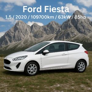 Ford Fiesta 1,5 DIZEL, Prva Regi 23.07.2020. Pređ 109.700km ,63kw-85hp