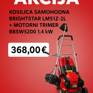 KOSILICA SAMOHODNA BRIGHTSTAR LM51Z-2L +MOTORNI TRIMER  BBSW5200 1,4kW0