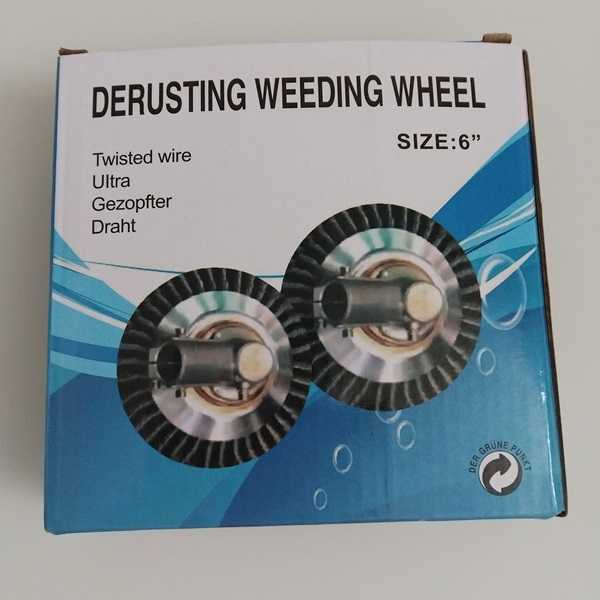 Trimer glava čelična četka za skidanje korova sa betona.